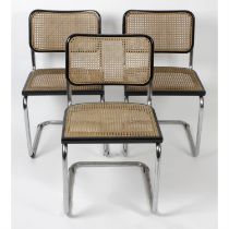 Six Italian cane chairs