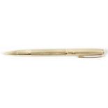 A Yard-O-Led hallmarked 9 carat gold cased propelling pen.