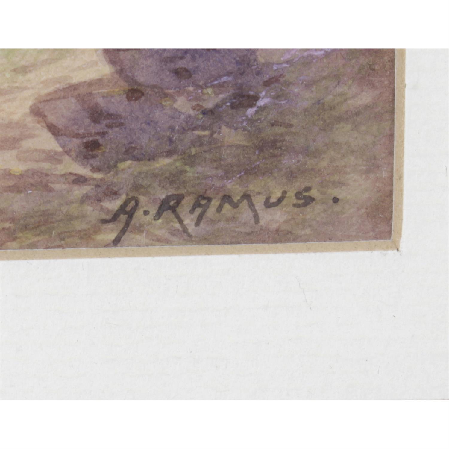 A pair of watercolours by A. Ramus - Image 2 of 2