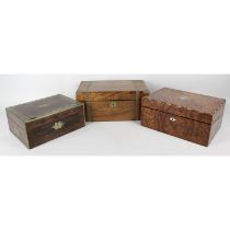 Assorted Victorian boxes