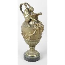 A Renaissance revival bronze ewer.