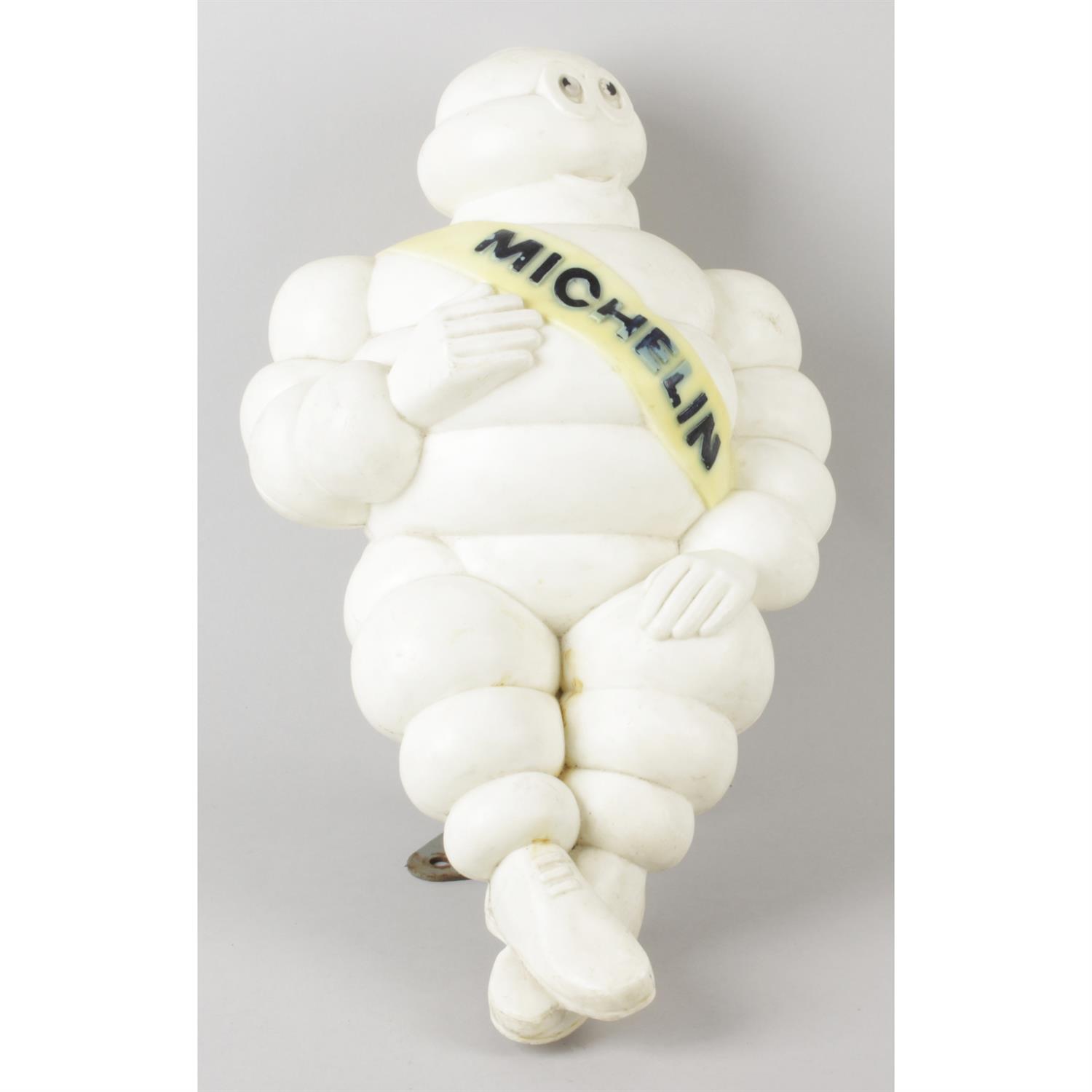 A large plastic model, modelled as The Michelin Man.