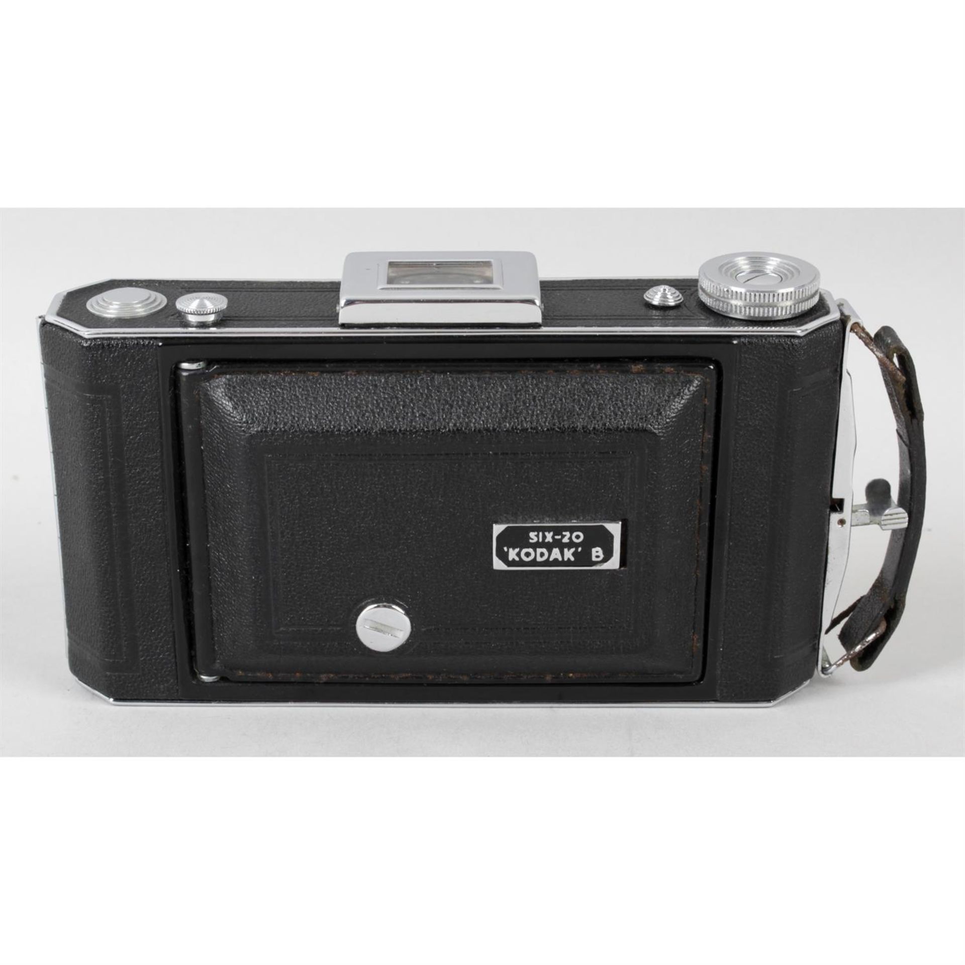 A boxed Six-20 Kodak B camera