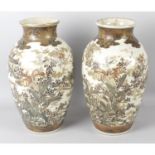 A pair of Japanese export vases