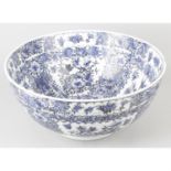 A Chinese famille bleu bowl