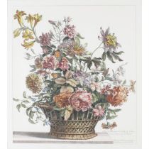 Five French floral prints