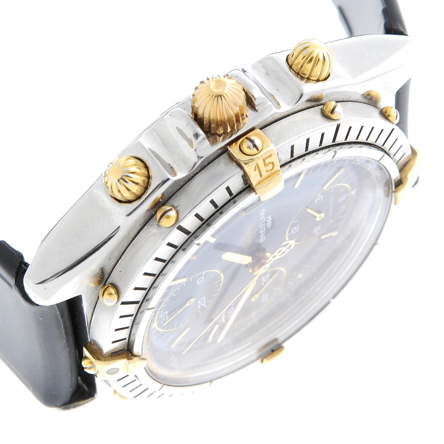 Breitling - a Chronomat chronograph wrist watch, 39mm. - Image 3 of 5