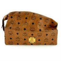 MCM - Cognac Visetos pouch.