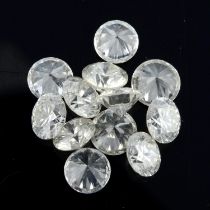 Assorted brilliant-cut diamonds, 2.62ct