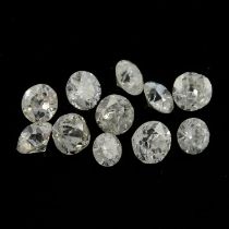 Assorted vari-cut diamonds, 1.36ct