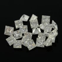 Square-shape diamonds, 4.49ct