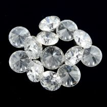 Assorted brilliant-cut diamonds, 2.90ct