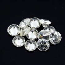 Assorted brilliant-cut diamonds, 1.90ct