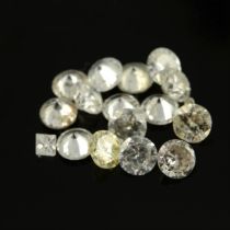 Assorted mostly brilliant-cut diamonds, 2.74ct