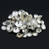 Assorted vari-shape diamonds, 2.06ct