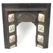 Two 19th century fireplaces