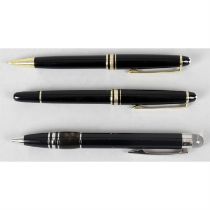 Four boxed Montblanc pens