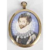 Sir Christopher Hatton miniature