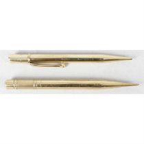 Two 9ct propelling pencils