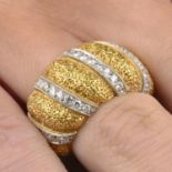 Diamond ring and earrings, by Buccellati