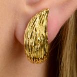 1960s 18ct gold earrings, by Kutchinsky