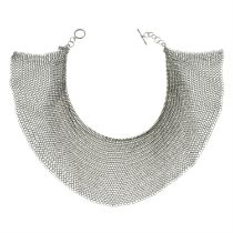 A 'chain mail' necklace, by Eve France designs NYC