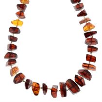Modified amber necklace