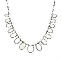 Early 20th century moonstone necklace