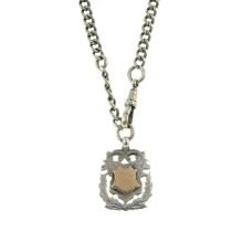 Victorian silver Albert chain