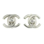 Chanel - CC clip on earrings.