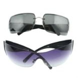 Mixed - two pairs of sunglasses.