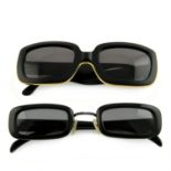 Christian Dior - two pair of sunglasses.