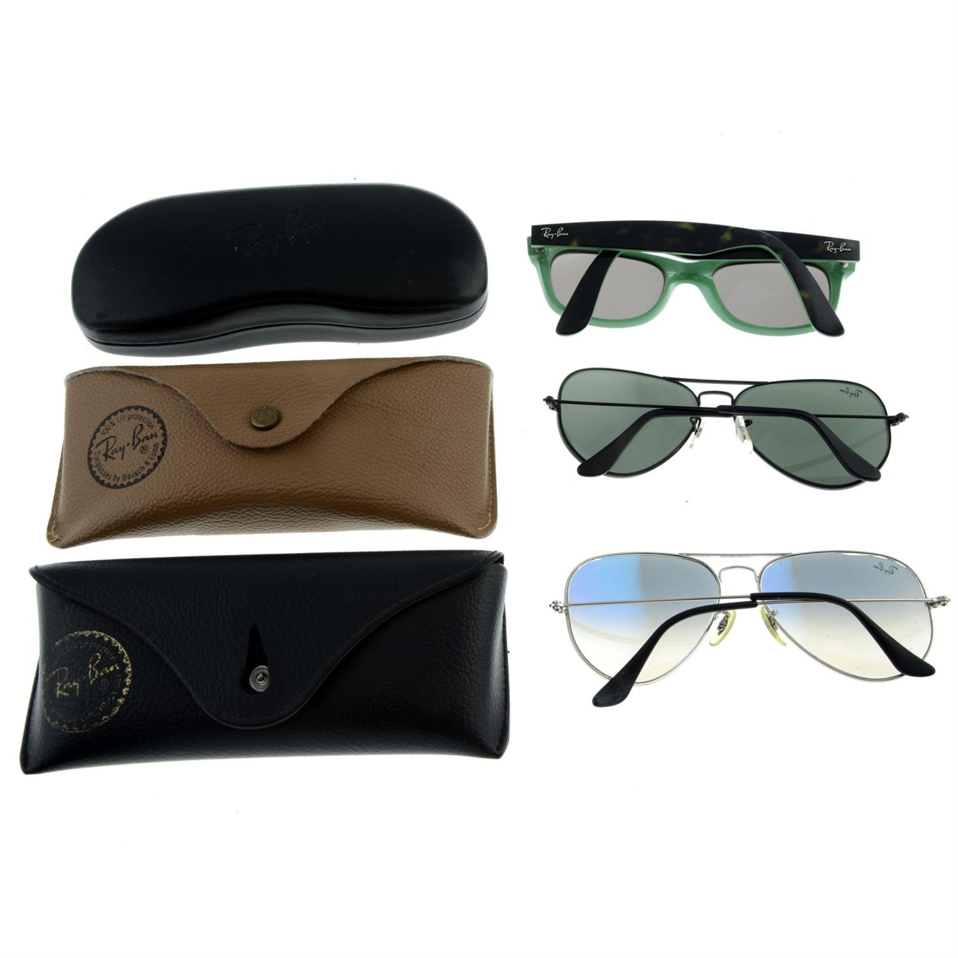 Ray-Ban - three pairs of sunglasses. - Image 2 of 2