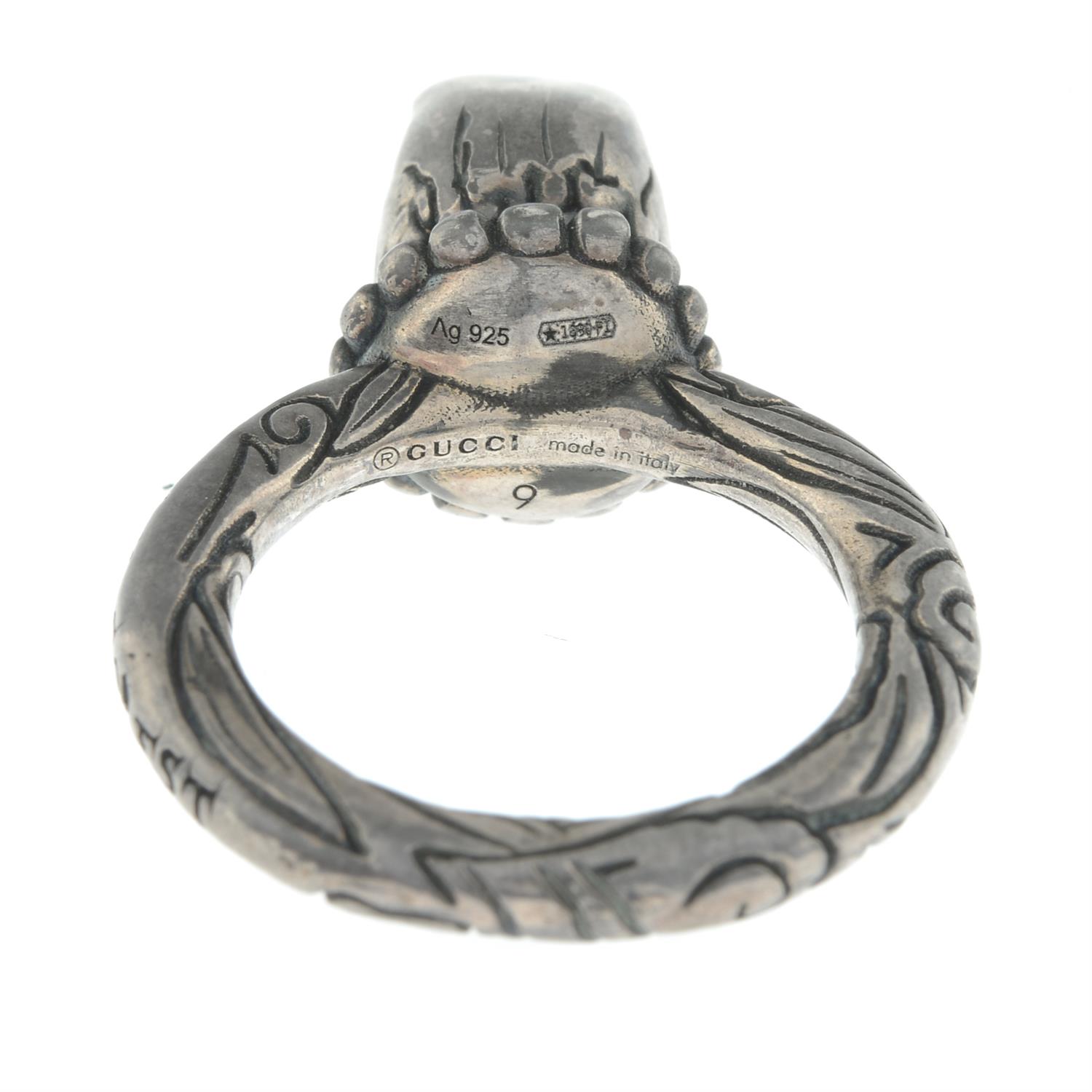 Gucci - Anger Forest Eagle Head ring. - Image 2 of 4