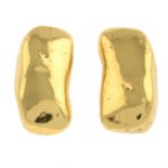 Yves Saint Laurent - clip on earrings.