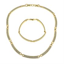 Christian Dior - necklace and bracelet set.