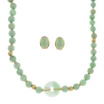 Jade jewellery set