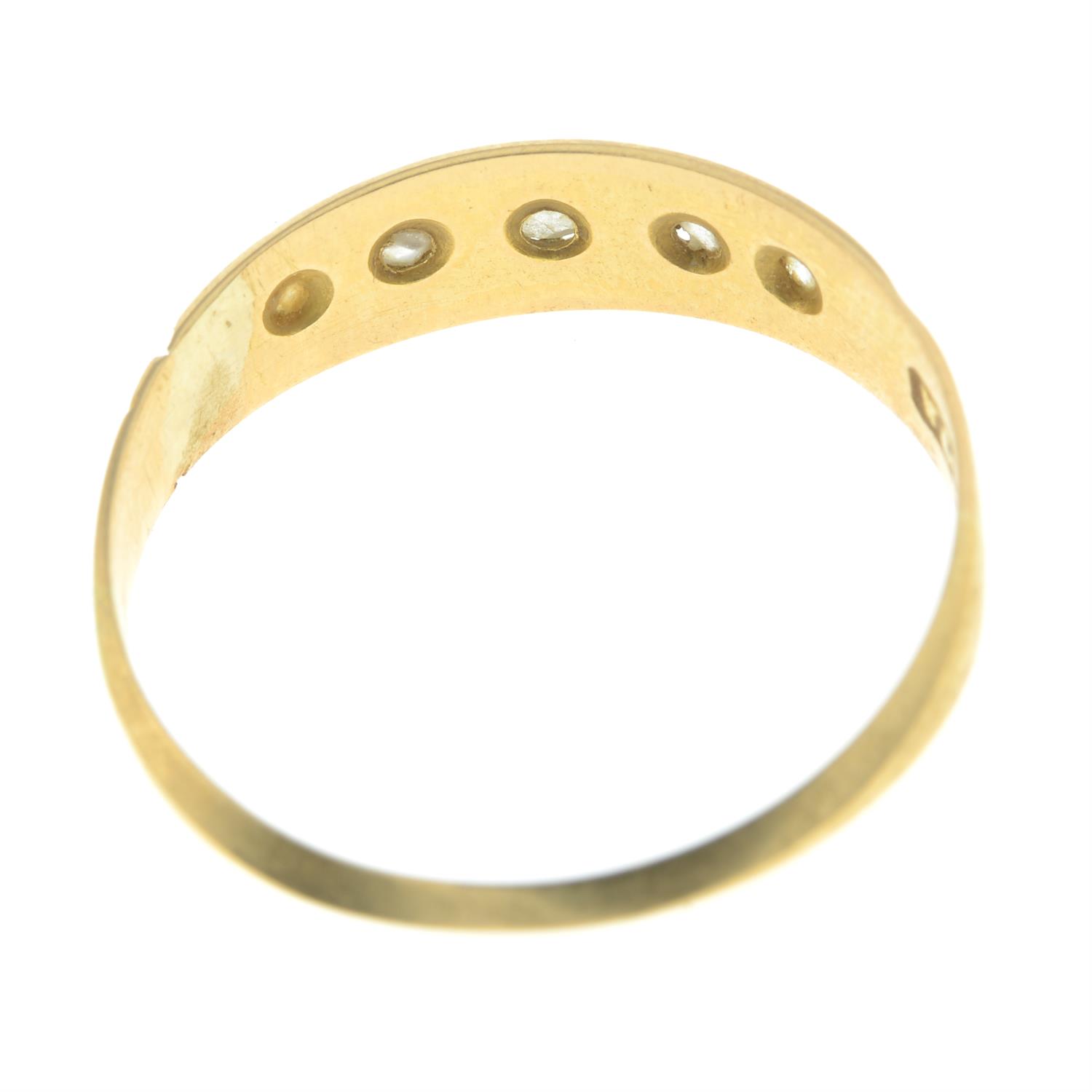 Early 20th century 18ct gold diamond ring - Image 2 of 2