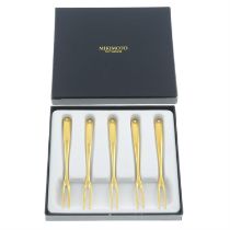 Dessert forks, by Mikimoto