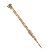 Victorian gold tractable pencil