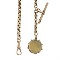 (59230) Albert chain, with T-bar and pendant