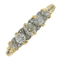 Early 20th century 18ct gold diamond dress ring