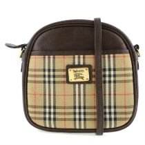 Burberry's - small Haymarket check crossbody bag.