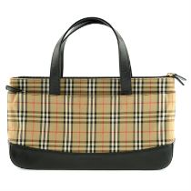 Burberry - Haymarket check Front Pocket Horizontal tote.