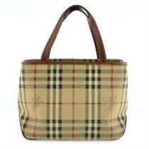 Burberry - mini Haymarket check tote.