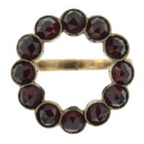 Victorian garnet ring