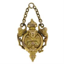 Victorian perfume bottle pendant