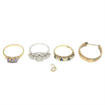 Assorted mostly 9ct gold jewellery