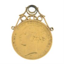 Full sovereign pendant