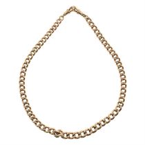 Victorian 9ct gold Albert chain.